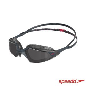 Speedo 成人運動泳鏡 Aquapulse Pro 灰紅