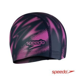 Speedo 成人合成泳帽 Boom Ultra Pace 深藍/紫