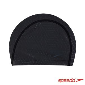 Speedo 成人合成泳帽 Boom Ultra Pace 灰黑