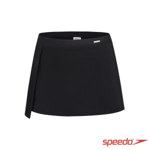 Speedo 女 半百褶泳裙Female Story 黑