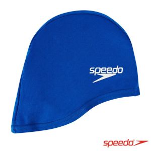 Speedo 兒童尼龍泳帽 Polyester 水藍