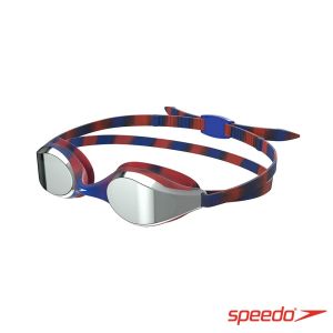Speedo 兒童運動泳鏡 鏡面 Hyper Flyer 藍/紅/灰