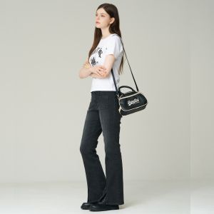 SUPERDRY 韓版 側背包 Heritage Mini Cross 黑
