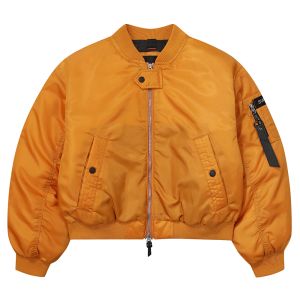 SUPERDRY 韓版 女款 飛行夾克 保暖外套 Flight Jumper 淺橘