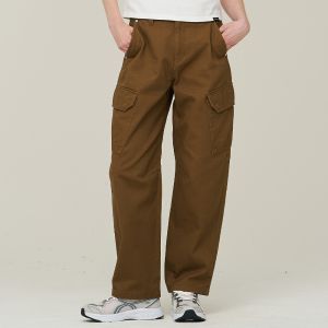 SUPERDRY 韓版 女款 工裝褲 休閒長褲 Cargo Barrel 駝色