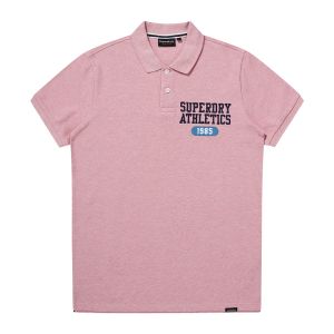 SUPERDRY 韓版 男款 POLO衫 短POLO Superstate 深粉紅