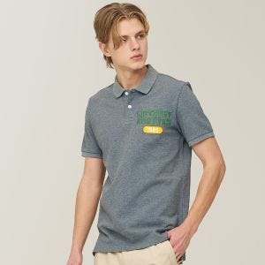 SUPERDRY 韓版 男款 POLO衫 短POLO Superstate 灰
