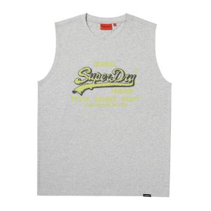 SUPERDRY 韓版 男款 背心 Vintage Logo Sleeveless 灰