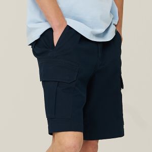 SUPERDRY 韓版 男款 工裝短褲 休閒短褲 Label Cargo Cotton 深海軍藍