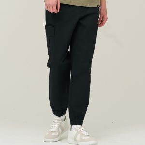 SUPERDRY 韓版 男款 工裝褲 休閒長褲 Label Cargo Jogger 黑