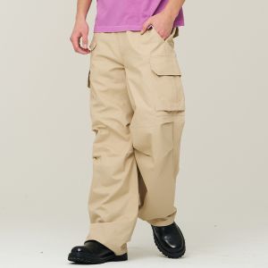 SUPERDRY 韓版 男款 工裝褲 休閒長褲 Cargo Parachute 褐