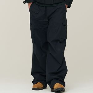 SUPERDRY 韓版 男款 工裝褲 休閒長褲 Cargo Parachute 黑