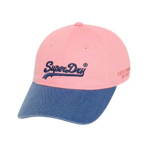 SUPERDRY 韓版 男女適用 棒球帽 Pigment Vintage 2-Tone 粉紅