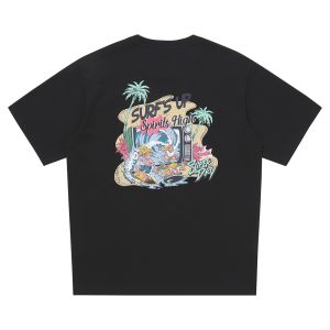 SUPERDRY 韓版 中性款 男女適穿 短袖T恤 短Tee Surfing Spirits 黑