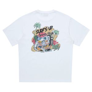 SUPERDRY 韓版 中性款 男女適穿 短袖T恤 短Tee Surfing Spirits 白