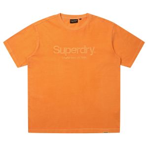 SUPERDRY 韓版 中性款 男女適穿 短袖T恤 短Tee Core Mono Logo 深橘