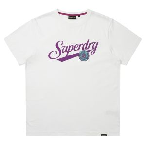 SUPERDRY 韓版 中性款 男女適穿 短袖T恤 短Tee Baseball Logo 白