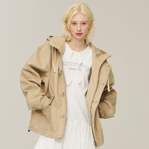 SUPERDRY 韓版 中性款 男女適穿 防風外套 長袖外套 Essential Windbreaker 褐