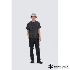 Snow Peak 男 涼感 Root 標準版長褲 黑