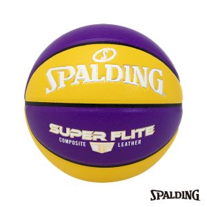 SPALDING 斯伯丁 SP 籃球 合成皮 Super Flite系列 黃/紫 7號球