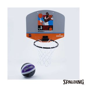 SPALDING 斯伯丁 怪物奇兵 LeBron 灰色小籃板 (內含小球)
