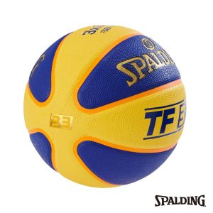 SPALDING 斯伯丁 TF-33 Gold W/FIBA Rubber橡膠 籃球 6號