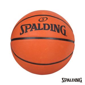 SPALDING 斯伯丁 SP 棕色 橡膠 籃球 7號