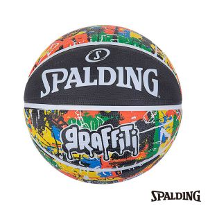 SPALDING 斯伯丁 SP 塗鴉系列 彩虹 橡膠 7號