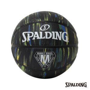 SPALDING 斯伯丁 SP 大理石系列 黑彩 橡膠 7號