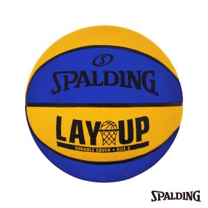 SPALDING LAYUP 藍/黃 橡膠 7號球