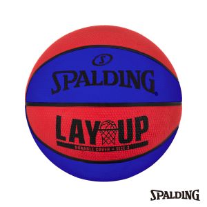 SPALDING LAYUP 藍/紅 橡膠 7號球