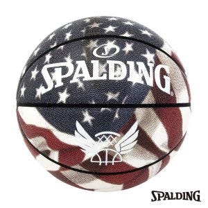 SPALDING 斯伯丁 SP 籃球 Flight 星條旗 橡膠 7號球