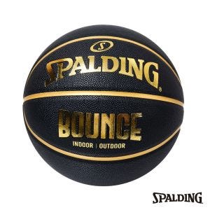 SPALDING Bounce 黑金 PU 合成皮 籃球 7號
