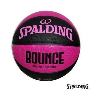 SPALDING Bounce 黑/粉 PU 合成皮 7號球