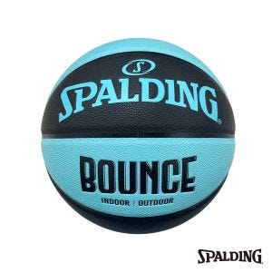 SPALDING Bounce 黑/湖水綠 PU 7號球