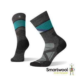 Smartwool 女高機能Approach局部輕量減震中長襪 炭黑色