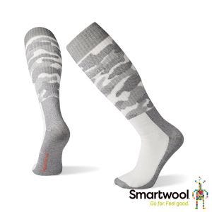 Smartwool 狩獵中級減震迷彩長筒襪 白色