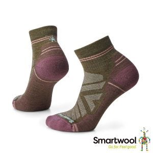 Smartwool 女機能戶外全輕量減震低筒襪 軍風橄綠