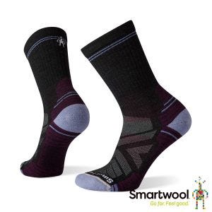 Smartwool 女機能戶外全輕量減震中長襪 炭黑色