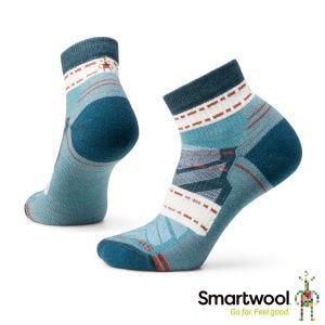 Smartwool 女機能戶外全輕量減震印花低筒襪 暮光藍