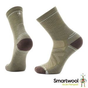 Smartwool 機能 戶外 全輕量 減震 條紋 中筒襪 苔蘚綠