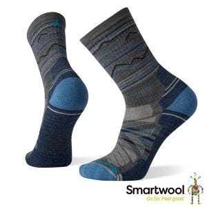 Smartwool 機能戶外全輕量減震山嶺印花中長襪 中性灰