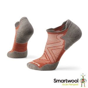 Smartwool 機能跑步局部輕量減震踝襪 暗橙