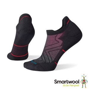 Smartwool 女機能跑步局部輕量減震踝襪 黑色
