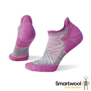 Smartwool 女機能跑步局部輕量減震踝襪 中性灰