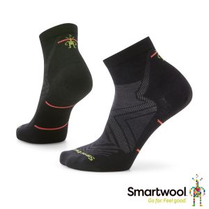 Smartwool 女機能跑步超輕減震低筒襪 黑色