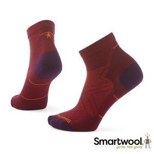 Smartwool 女 機能 跑步 超輕減震 低筒襪 酒紅