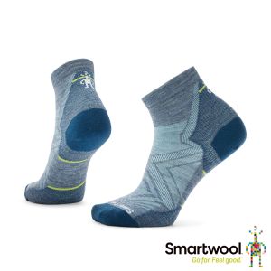 Smartwool 女機能跑步超輕減震低筒襪 錫藍
