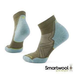 Smartwool 女 機能 跑步 局部輕量減震 低筒襪 苔綠/霜綠