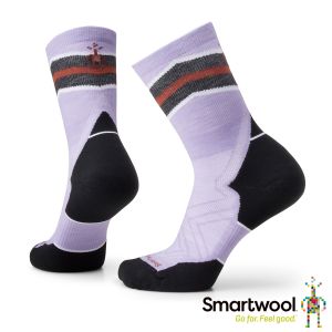 Smartwool 女機能跑步局部輕量減震中筒襪 紫色